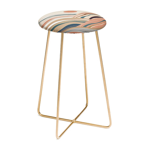 Viviana Gonzalez Mineral inspired landscapes 1 Counter Stool