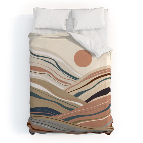 Viviana Gonzalez Mineral inspired landscapes 1 Duvet Cover