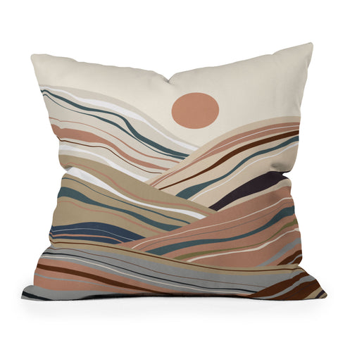 Viviana Gonzalez Mineral inspired landscapes 1 Throw Pillow