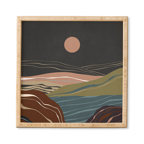 Viviana Gonzalez Mineral inspired landscapes 2 Framed Wall Art