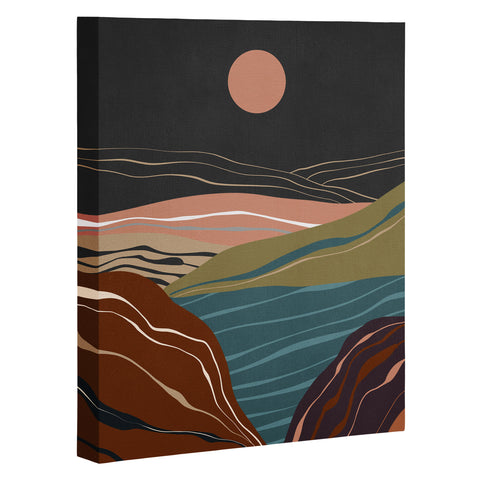 Viviana Gonzalez Mineral inspired landscapes 2 Art Canvas