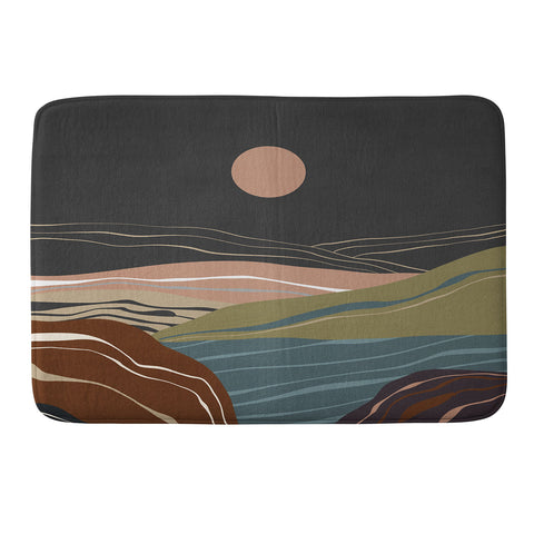 Viviana Gonzalez Mineral inspired landscapes 2 Memory Foam Bath Mat
