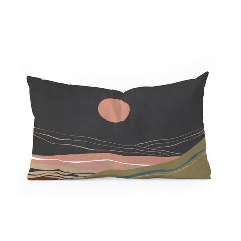 Viviana Gonzalez Mineral inspired landscapes 2 Oblong Throw Pillow