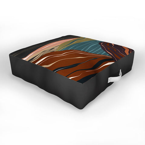 Viviana Gonzalez Mineral inspired landscapes 2 Outdoor Floor Cushion