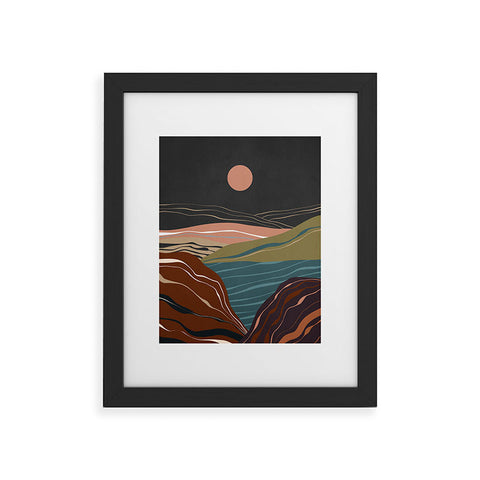 Viviana Gonzalez Mineral inspired landscapes 2 Framed Art Print