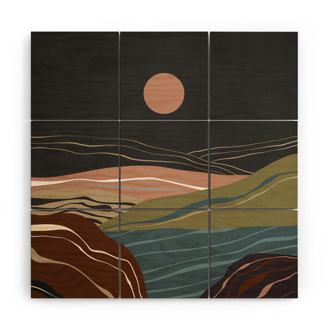 Viviana Gonzalez Mineral inspired landscapes 2 Wood Wall Mural