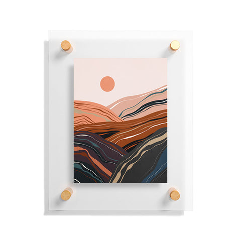 Viviana Gonzalez Mineral inspired landscapes 3 Floating Acrylic Print