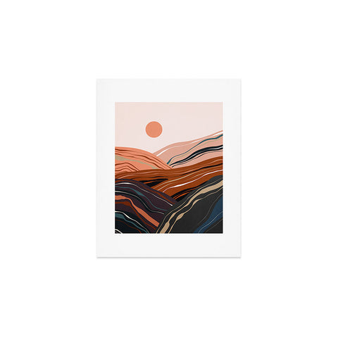 Viviana Gonzalez Mineral inspired landscapes 3 Art Print