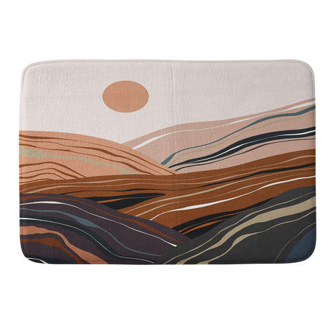 Viviana Gonzalez Mineral inspired landscapes 3 Memory Foam Bath Mat