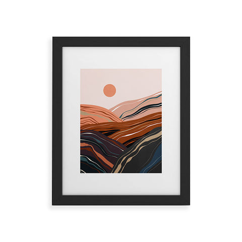 Viviana Gonzalez Mineral inspired landscapes 3 Framed Art Print