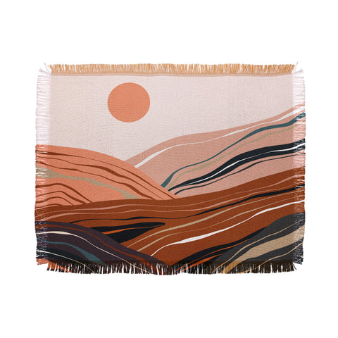 Viviana Gonzalez Mineral inspired landscapes 3 Throw Blanket