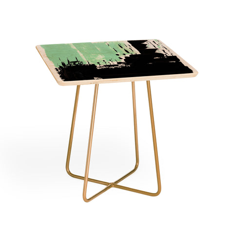 Viviana Gonzalez Minimal black and mint I Side Table