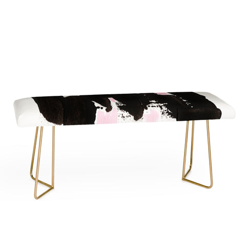 Viviana Gonzalez Minimal black and pink II Bench