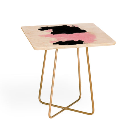 Viviana Gonzalez Minimal black and pink III Side Table