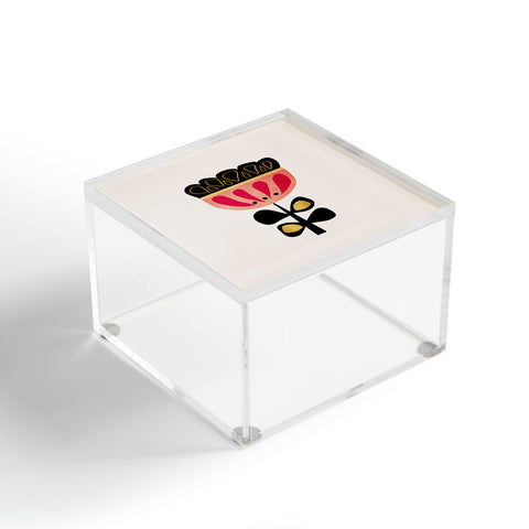 Viviana Gonzalez Minimal flower 01 Acrylic Box