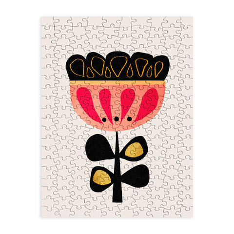 Viviana Gonzalez Minimal flower 01 Puzzle