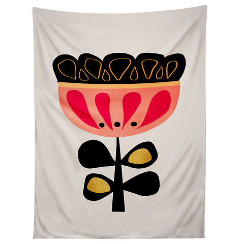 Viviana Gonzalez Minimal flower 01 Tapestry