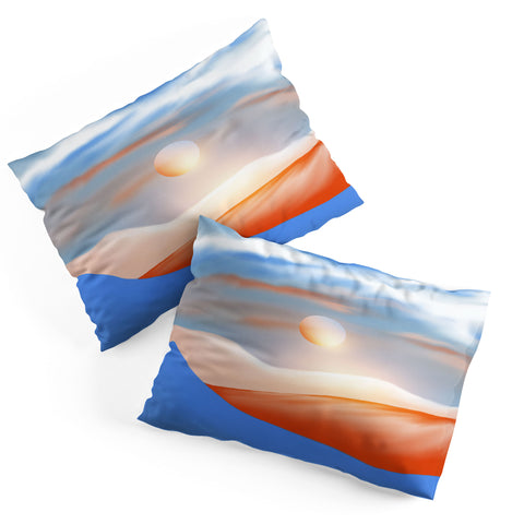 Viviana Gonzalez Minimal mountains 01 Pillow Shams