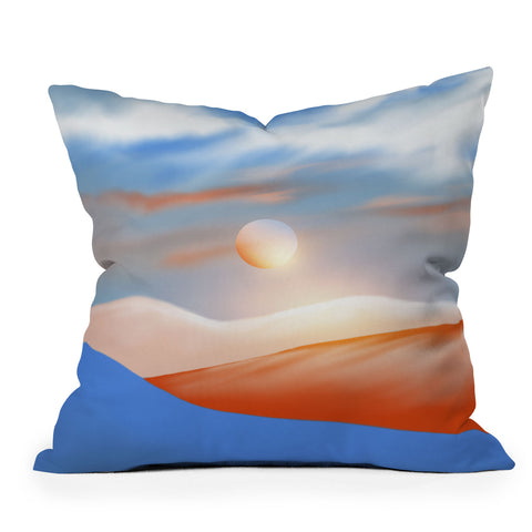 Viviana Gonzalez Minimal mountains 01 Throw Pillow