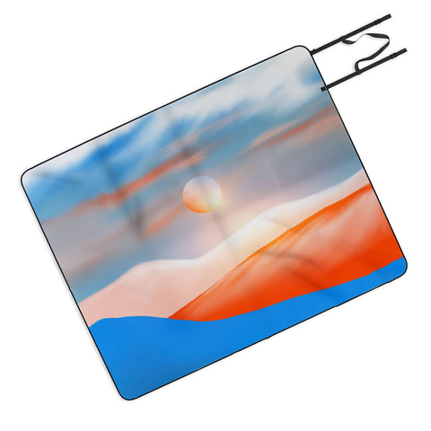 Viviana Gonzalez Minimal mountains 01 Picnic Blanket