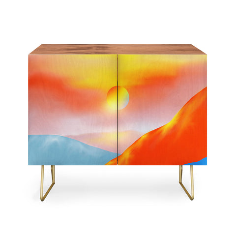 Viviana Gonzalez Minimal mountains 02 Credenza