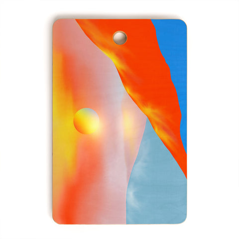 Viviana Gonzalez Minimal mountains 02 Cutting Board Rectangle