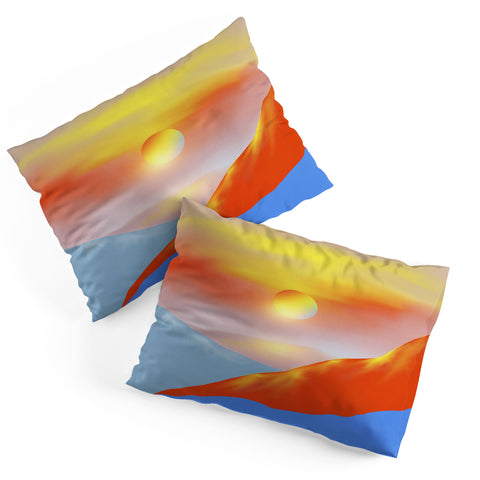 Viviana Gonzalez Minimal mountains 02 Pillow Shams