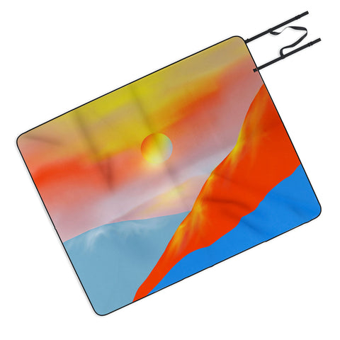 Viviana Gonzalez Minimal mountains 02 Picnic Blanket