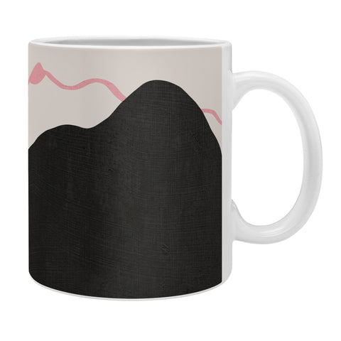 Viviana Gonzalez Minimal Mountains In the Sea 2 Coffee Mug