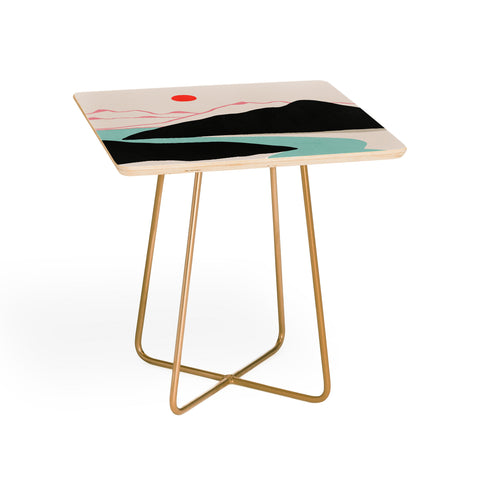 Viviana Gonzalez Minimal Mountains In the Sea 2 Side Table