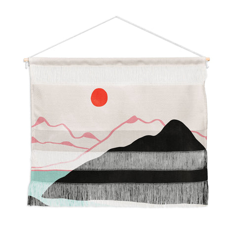 Viviana Gonzalez Minimal Mountains In the Sea 2 Wall Hanging Landscape