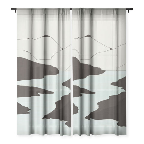 Viviana Gonzalez Minimal Mountains In The Sea Sheer Non Repeat