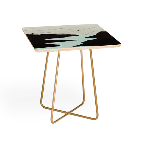 Viviana Gonzalez Minimal Mountains In The Sea Side Table