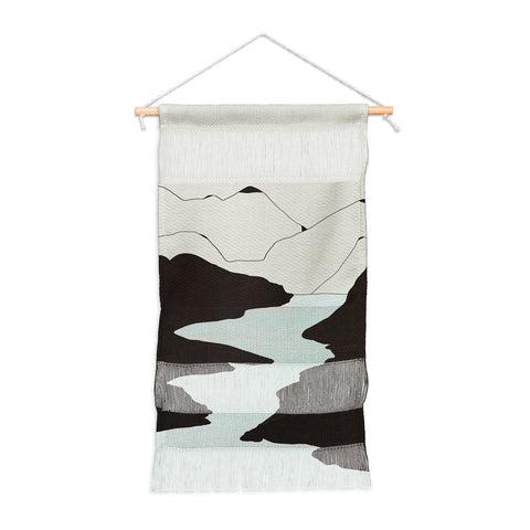 Viviana Gonzalez Minimal Mountains In The Sea Wall Hanging Portrait