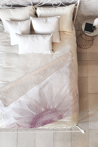 Viviana Gonzalez Minimal Spring I Fleece Throw Blanket