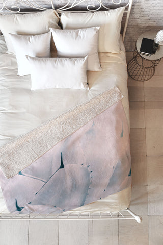 Viviana Gonzalez Minimal Spring II Fleece Throw Blanket
