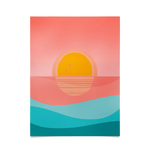 Viviana Gonzalez Minimal Sunset 1 Poster