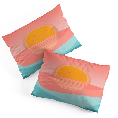 Viviana Gonzalez Minimal Sunset 1 Pillow Shams