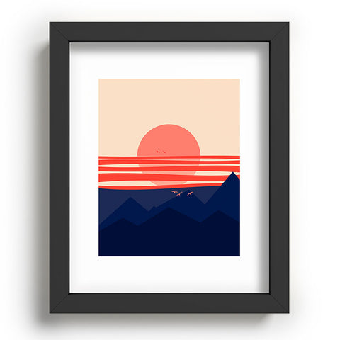 Viviana Gonzalez Minimal Sunset 4 Recessed Framing Rectangle