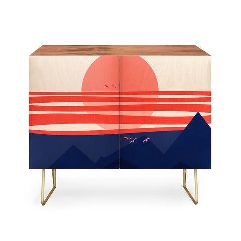 Viviana Gonzalez Minimal Sunset 4 Credenza