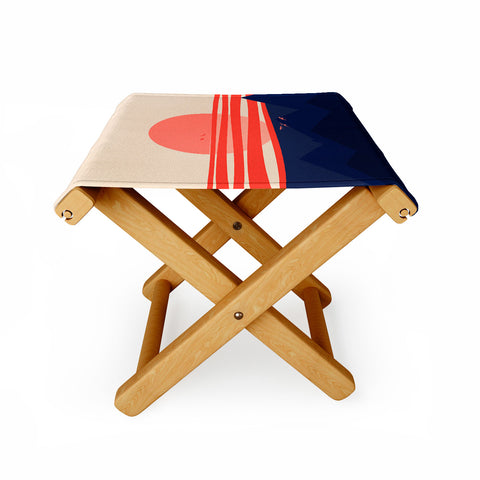 Viviana Gonzalez Minimal Sunset 4 Folding Stool