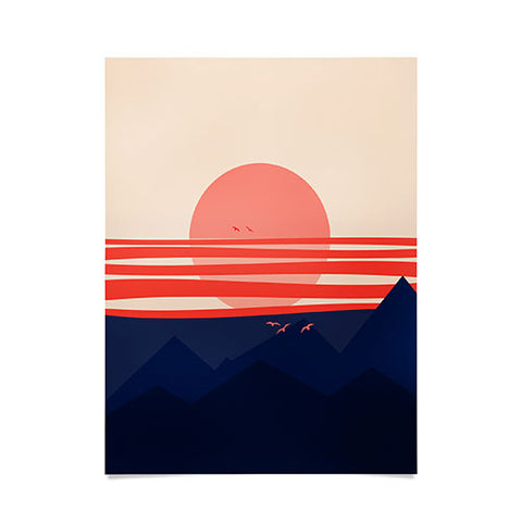 Viviana Gonzalez Minimal Sunset 4 Poster