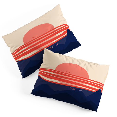 Viviana Gonzalez Minimal Sunset 4 Pillow Shams