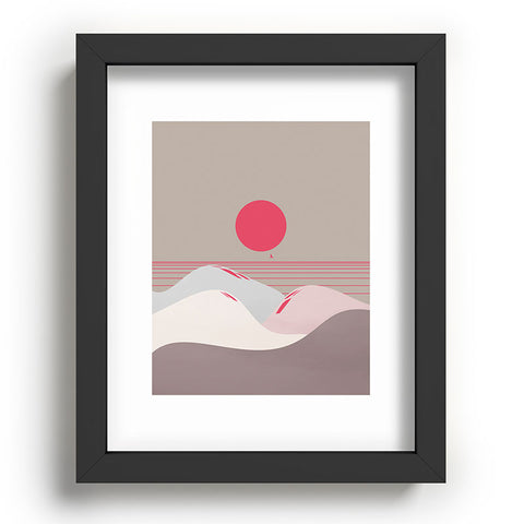 Viviana Gonzalez Minimal Sunset 9 Recessed Framing Rectangle