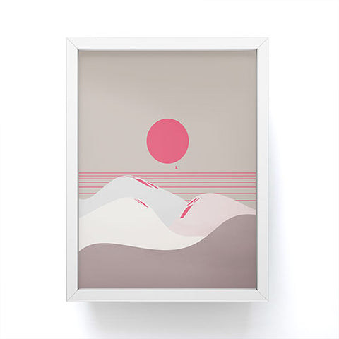 Viviana Gonzalez Minimal Sunset 9 Framed Mini Art Print