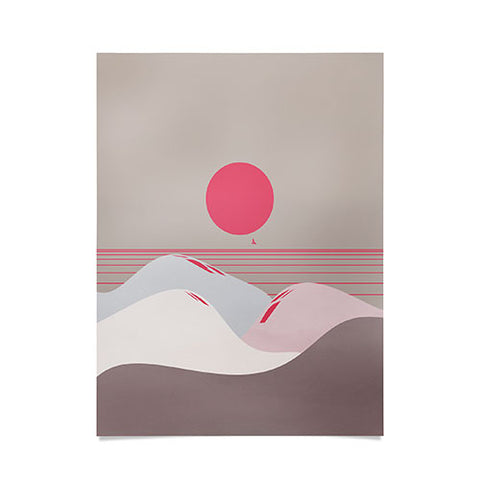Viviana Gonzalez Minimal Sunset 9 Poster