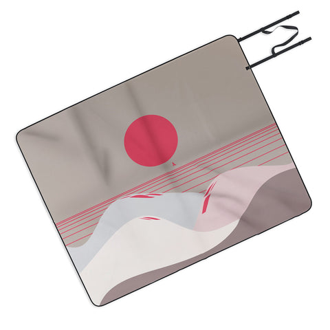 Viviana Gonzalez Minimal Sunset 9 Picnic Blanket