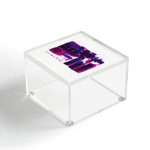 Viviana Gonzalez Minimal Ultra violet and blue I Acrylic Box