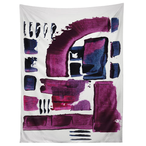 Viviana Gonzalez Minimal Ultra violet and blue II Tapestry