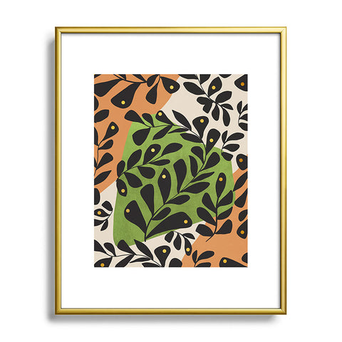 Viviana Gonzalez Modern botanical composition 2 Metal Framed Art Print